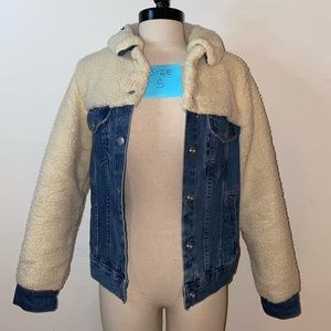 Cute sherling jean jacket